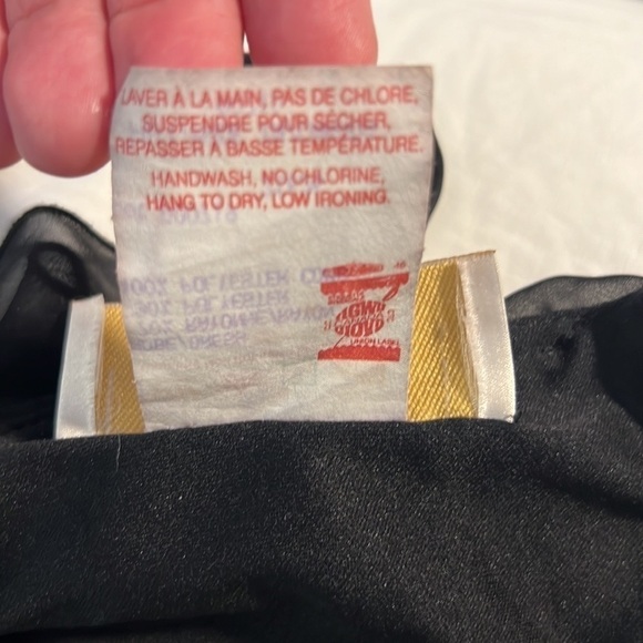 🖤VTG Joseph Ribkoff,Incredible,Vintage Little Black Dress”,Ruffled Upper,Size 4 - Picture 12 of 14